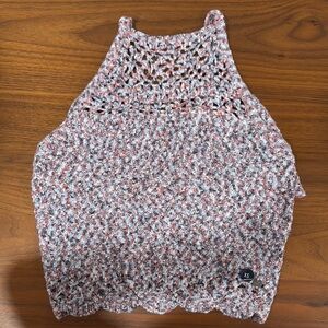 Multicolor Knit Crop Top
